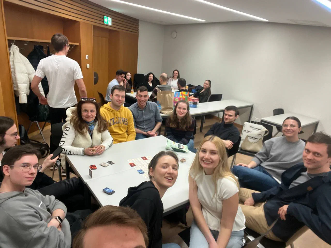 A full table at a Friday game night
