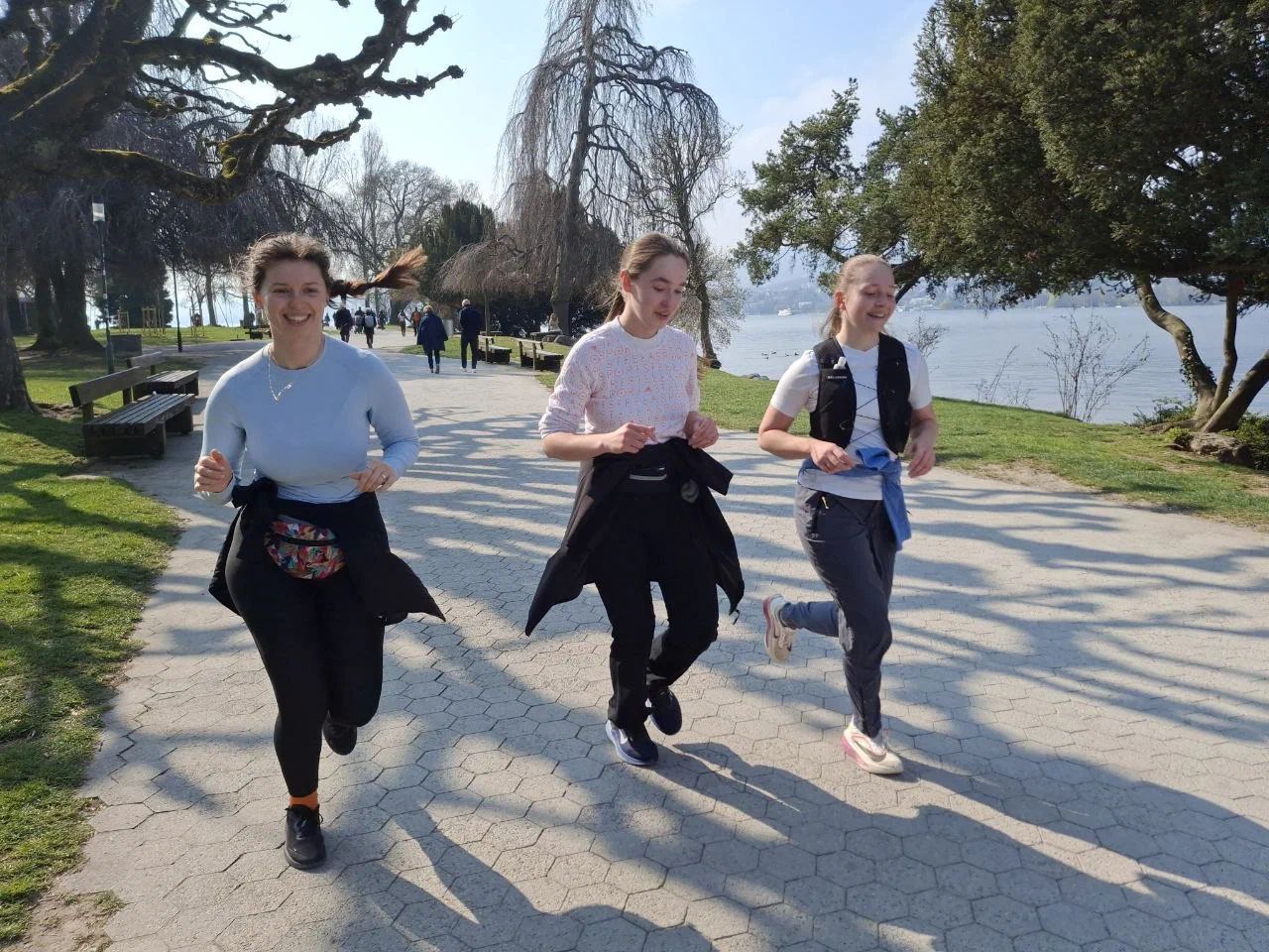Sunday run along the lake
