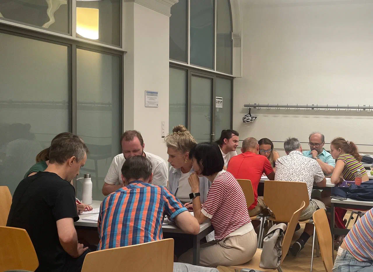 Teams working through questions